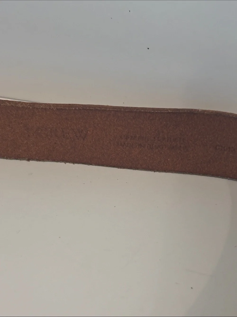 J.Crew Classic Brown Leather Jeans Belt- 44” Length